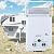 Tankless Water Heater, 6L Portable Tankless Hot Water Heater Camper Propane Gas LPG Outdoor Boiler, On Demand Water Heater for RV Camping, Instant Hot Water for Shower Overheating Protection