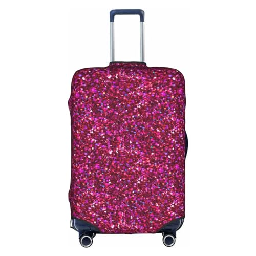 Housse de valise à paillettes blanche pour voyager avec style en cabine