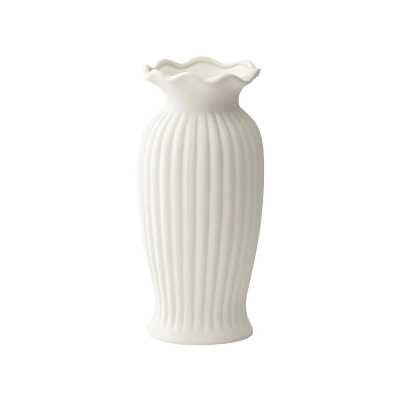 Tsophreniq Rustics Farmhouse Vases Ceramic Flower Decorative Vase for Shelf Coffee Dining Table Centerpieces Home Decors Decorative Ceramic