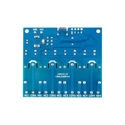 image for JESSINIE LCUS-4 USB Relay Module 4 Channel with Overcurrent Protection