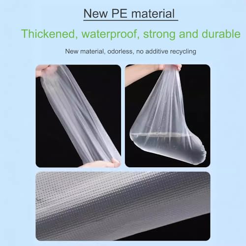 10 Pairs Disposable Rain Shoe Cover, Waterproof Thickened Tall Foot Cover, Rain Wear Outdoor Rafting Snowproof4