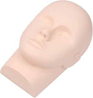 STAHAD Practice Mannequin Head Models for Adults Makeup Practice Head Costume Wigs Dummy Model Head Clothes Hairdressing Lash Practice Head Eyelash Mannequin Head Eyelash Extension Head