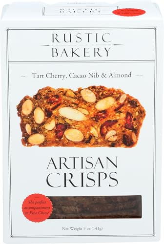 Rustic Bakery, Crisps Tart Cherry Cacao Nib Almond, 5 Ounce - image 1