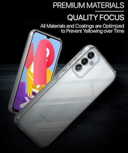 Image of COVERBLACK Rubber Back Cover for Samsung A15 5G -SM-A156E - Transparent