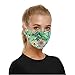 Produktbild SHE.White 1pc Face Cover + 2pcs Filters Mundschutz Multifunktionstuch Motorrad Winddicht Atmungsaktiv Face Shields Halstuch Schön Atmungsaktiv Sommerschal