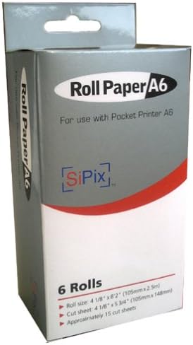 SiPix PS00040 Thermal Paper Roll (A6 Pocket Printer)