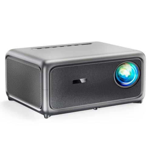 Image of GooDee 4K Smart Projector with WiFi 6 & Bluetooth - UHD Movie Projector, ToF Auto Focus & Keystone, MEMC, Built-in Streaming Apps, Dolby Audio Home Theater for Outdoor Movie Night & Bedroom Cinema