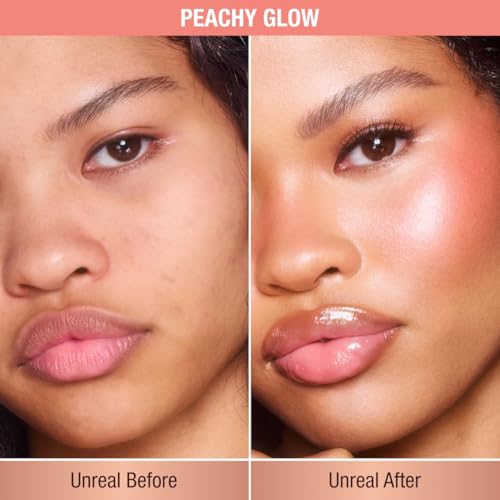Image of Charlotte Tilbury Unreal Healthy Glow Blush Stick - Buildable Cream Makeup with a Skincare-Infused Formula - Easy to Use, Blendable & Leaves Skin with a Luminous Sheen