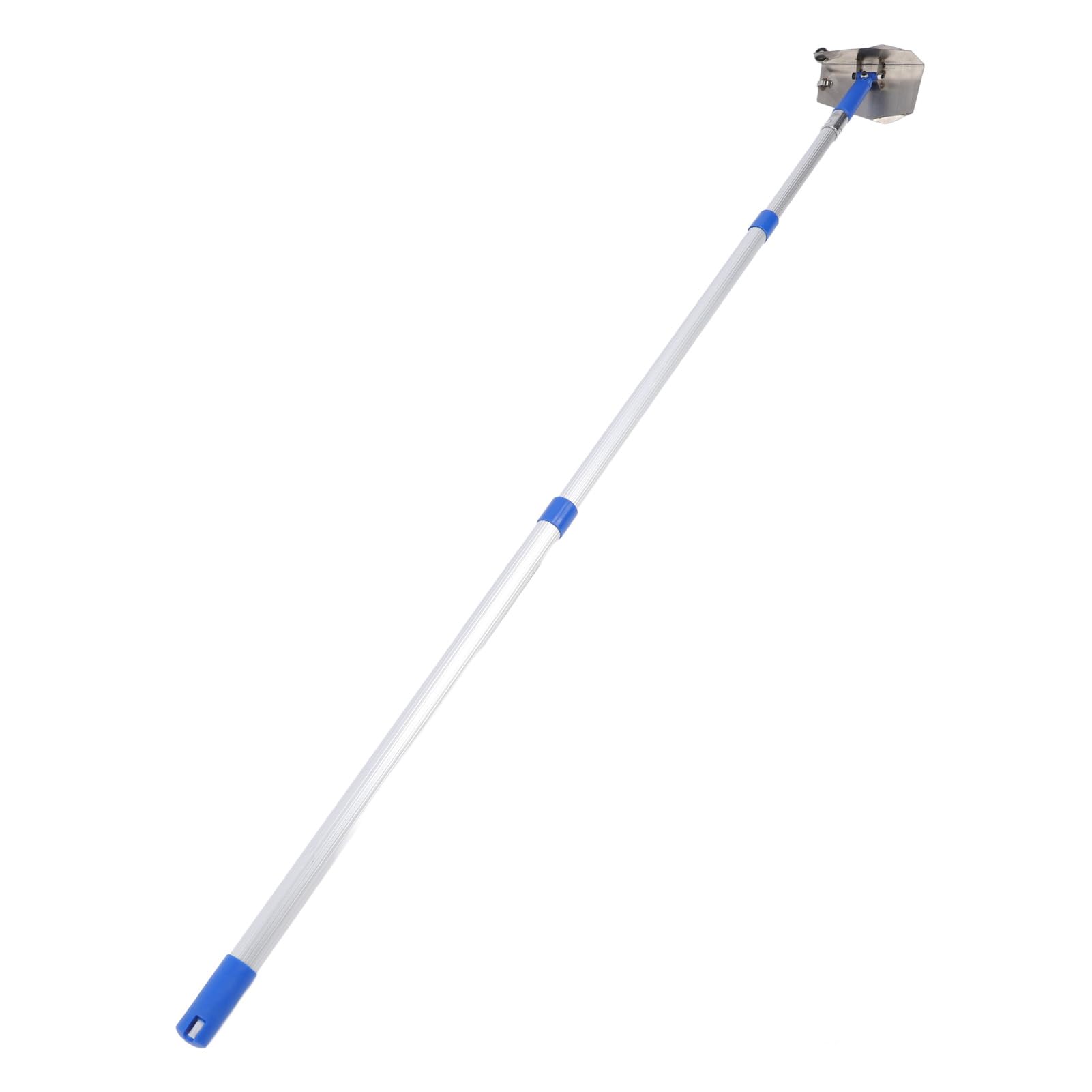 BRRNOO Eckenkelle Rostfreie, Eckenkelle Wandspachtel 360 Grad drehbar ergonomischer Griff Aluminiumlegierung Teleskopstange hochwertiger Eck-Spachtel für Profi-Handwerker und Heimwerker