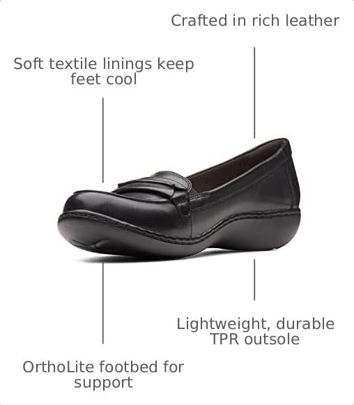 Image of Clarks Women's Ashland Bubble Slip On Loafers