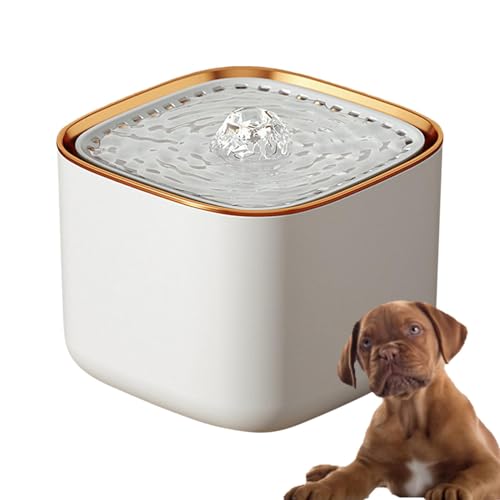 猫用噴水、猫用水飲み器 ポータブル自動犬給水器 3L - 超静かな猫用ウォーターディスペンサー噴水、屋内および屋外の夏用
