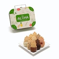 ホノルルクッキー　ALOHA缶15枚　エコバッグ付き ホノルルクッキー ALOHA缶15枚 エコバッグ付き Amazon.co.jp