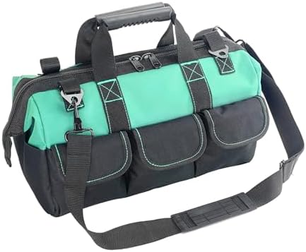 Women/Men Garden Tools Bag 16 Inch Wide Mouth Tool Bag with Molde...