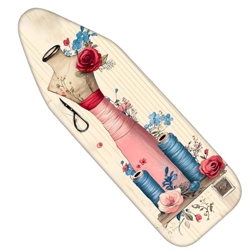 Image of Nuxovilar Sewing Mannequin Ironing Board Cover 15x54 Inches Polyester | Iron Pad Scorch Guard laundry helper protective board shield home laundry room craft studio (Sewing Mannequin)