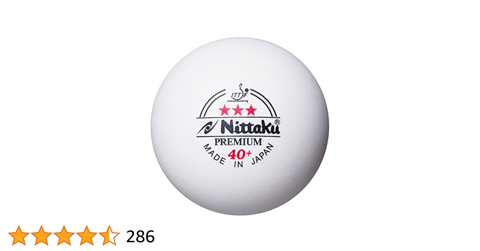 Amazon.com : Nittaku NB-1301 Three Star Premium Table Tennis