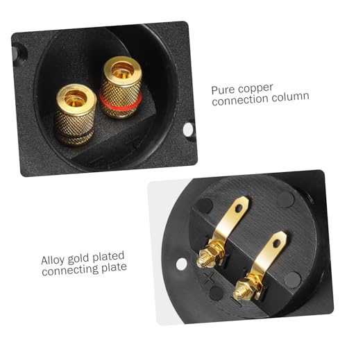 Conector de terminal para altavoz OSALADI de 5 vías en caja redonda 6