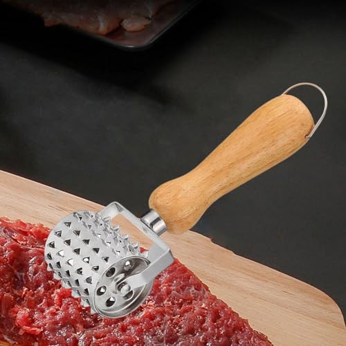 Colcolo Fleischklopfer-Roller, Fleischroll-Weichmacher, praktischer Fleischwolf, Fleischstifte, Locher für Esszimmer, Haushaltsgeräte, Werkzeuge