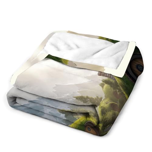 Couverture polaire lit et canapé en flanelle de molleton douce 130x150cm - 6
