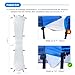Joramoy 10 Feet Canopy Rain Gutter for Instant Pop Up Canopy, Canopy Tent Drainage Accessory Rain Gutter with Velcro Straps (White)