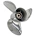 ARKDOZA 3 Blade SS Props for Yamaha 150/175/200/220/225/250HP Outboards Stainless Steel Propeller 15 Spline Tooth RH 14 1/2x17