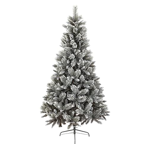 8ft Snow Tipped Fir Luxury Artificial Christmas Tree with Cashmere Tips