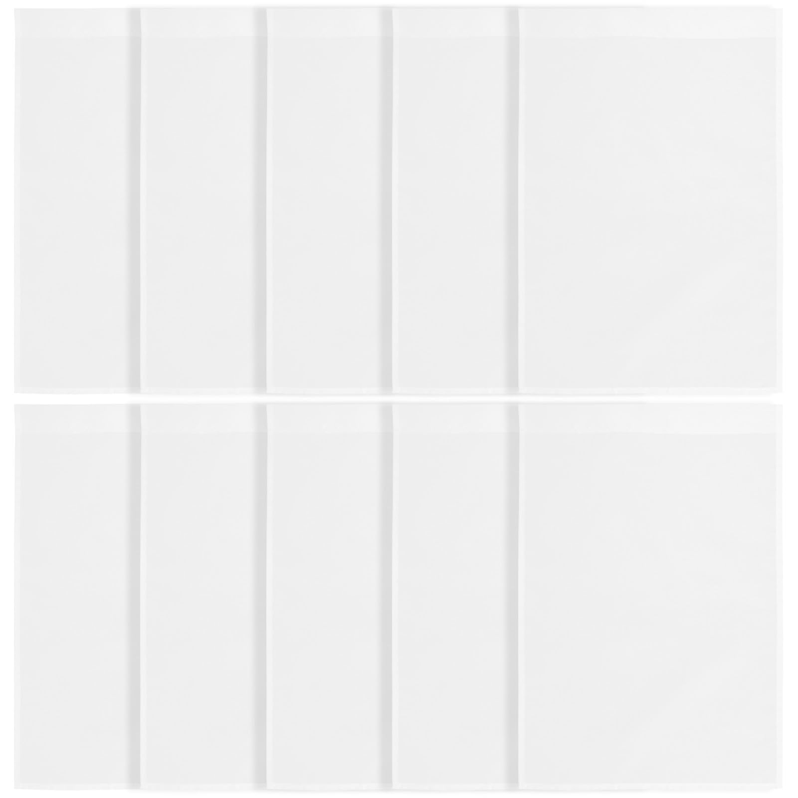Banderas de jardín pack de 10 piezas blancas de 30x45cm decorativas para patio