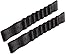 VOFONO 2 PCS Front,Rear Adjustable Door Strap for Jeep Wrangler CJ JK JKU TJ YJ (Black)