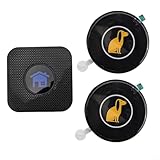 Autilyshop Smart Dog Türklingel, kabellos, berührungsempfindlich, für Töpfchentraining, Welpen und Hunde, ABS-Material, 82 x 82 x 25 mm, schwarz, mit 55 Klingeltönen und 5 Lautstärkestufen (1