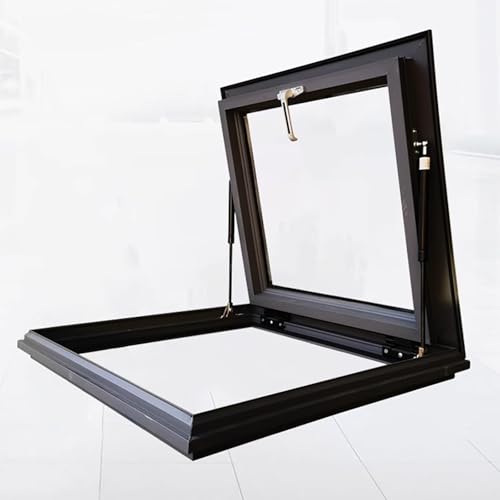 Ventana de salida de pozo de luz y claraboya de mano para ventilación de sótano