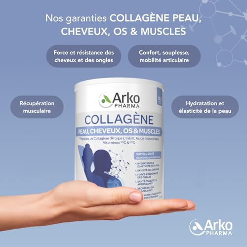 Arkopharma - Collagène Peau Cheveux Os & Muscles 260 g | Peau - Rides - Articulations - Cheveux et ongles - Os | 260 g – Image 7