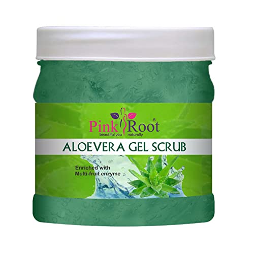 Image of Pink Root Aloe Vera Gel Scrub 500gm with Papaya Gel 500gm