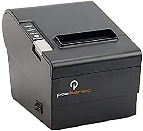Posiberica IMP. TERMICA P80 WiFi-USW USB/RS232/WIFI preta - terminal de malha de venda (Térmico, POS Printer, sem fios e sem fio)
