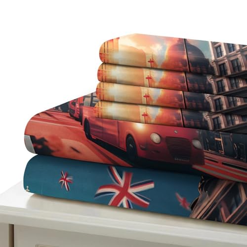 Parure de lit Londres 140x200cm pour chambre garçon dynamique