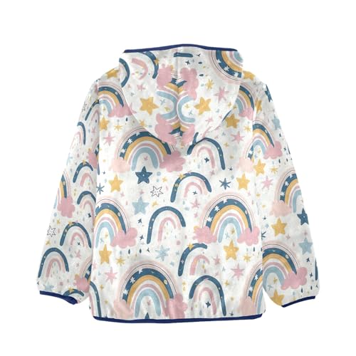 CHIFIGNO Watercolor Cats Toddler Boy Coat Kids Zip up Jacket Boys Winter Jacket Thick Warm Outerwear 3-10Y2