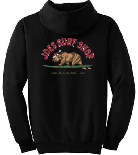 JOES SURF SHOP Men's Christmas Logo Hooded Sweatshirt Collection
