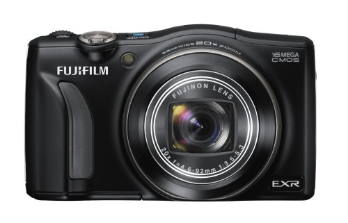 Fujifilm FINEPIX F750EXR, Fotocamera Digitale 16 MP, Sensore CMOS EXR, Zoom 20x 25-500 mm, Colore Nero