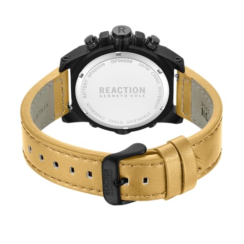 Image of Kenneth Cole Reaction Black Dial Men's Watch - KRWGP0069904