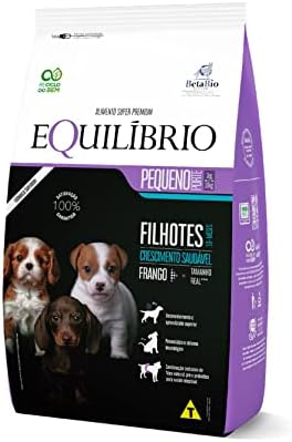 Ração Cães Equilibrio Raças Pequenas Filhote Frango 2 5Kg