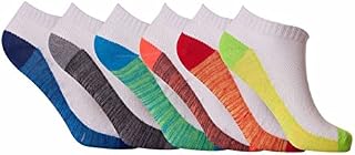 Lyallpur 12 Pairs Mens Breathable Quality Trainer Liner Ankle Socks Coloured Base UK Size 6-11