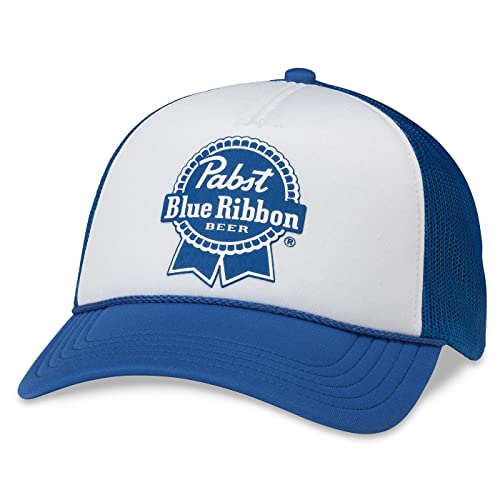 Image of AMERICAN NEEDLE Pabst Blue Ribbon PBR Beer Unisex Adjustable Snapback Baseball Hat