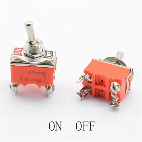 Interruptor de palanca automoción 12V para paneles de control en coches camper y barcos 3