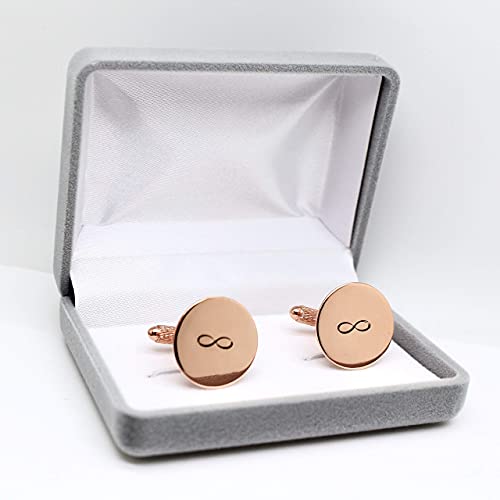 Mancuernillas personalizadas de cobre o bronce miniatura 5