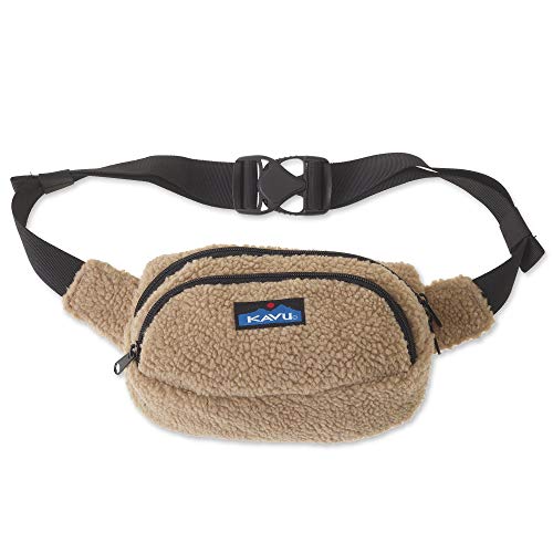 KAVU Fleece Spectator Belt Bag for Men & Women Hip Sherpa Fanny Pack