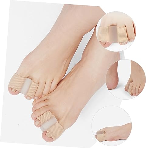Ipetboom 4pcs Toe Straightener Corrector Toe Corrector for Bunion Foot Care Supplies