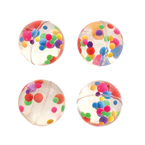 Baker Ross AW5332 Flummis met regenboogpunten (8 stuks) rubberen ballen voor kinderen met regenboogpunten. Flummis voor… - Image 4