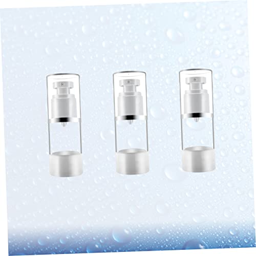 Didiseaon 3pcs Spray Bottle Press Pump Bottle for Sunscreen and Makeup Refillable Travel Containers for Outdoor Use Compact and Portable Design