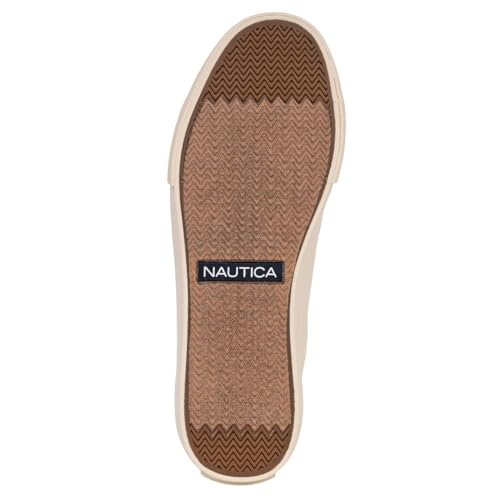 Image of Nautica Women's Fashion Sneaker, Classic Low-Top Lace-Up Casual Shoe with Metal Side Logo and Soft Cushioned Comfort for Everyday Wear