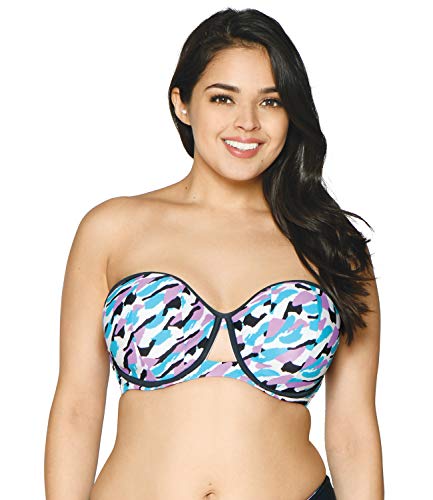 Curvy Kate Miami Heat Bandeau Bikini Print Mix Gr. 75G, Print Mix
