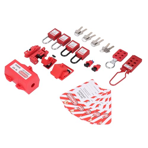Kit de Etiquetagem de Bloqueio Elétrico, Kit de Etiquetagem de Bloqueio Elétrico Multifuncional Com