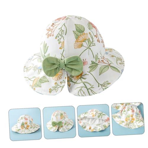 Gorro de pescador para bebé HHRFCS contra el sol, algodón transpirable talla 49 2